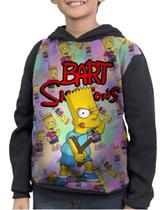 Casaco Moletom Infantil Bart Simpsons The Simpsons Desenho