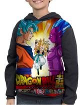 Casaco Moletom Infantil Dragon Ball Super Gohan Goku Casaco Moletom Infantil Dragon Ball Super Gohan Goku