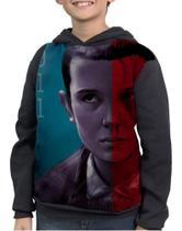 Casaco Moletom Infantil Eleven Série Stranger Things Onze Casaco Moletom Infantil Eleven Série Stranger Things Onze