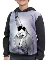 Casaco Moletom Infantil Fred Mercury Meme Casaco Moletom Infantil Fred Mercury Meme