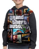 Casaco Moletom Infantil Gta 5 Grand Theft Auto V Five