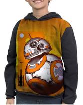 Casaco Moletom Infantil Han Solo Star Wars Bb-8 Full Print
