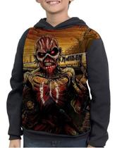 Casaco Moletom Infantil Iron Maiden Banda Casaco Moletom Infantil Iron Maiden Banda