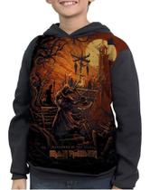 Casaco Moletom Infantil Iron Maiden Hallowed Be Thy Name