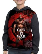 Casaco Moletom Infantil Kratos Deus Da Guerra God Of War Casaco Moletom Infantil Kratos Deus Da Guerra God Of War