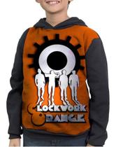 Casaco Moletom Infantil Laranja Mecânica Clockwork Orange