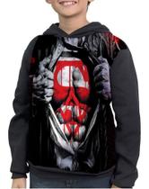 Casaco Moletom Infantil Logo Superman Liga Da Justiça Peito