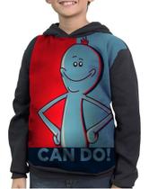 Casaco Moletom Infantil Meeseeks Rick And Morty Can Do