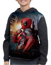 Casaco Moletom Infantil Mercenário Deadpool Dedinho Sexi Casaco Moletom Infantil Mercenário Deadpool Dedinho Sexi