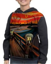 Casaco Moletom Infantil O Grito Bob Esponja Full Print