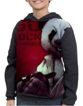 Casaco Moletom Infantil Panda Polar Go Fuck
