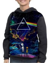 Casaco Moletom Infantil Rick And Morty Pink Floyd Casaco Moletom Infantil Rick And Morty Pink Floyd