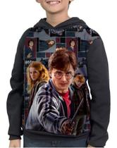 Casaco Moletom Infantil Ron Hermione Harry Potter