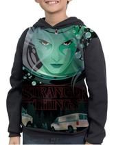 Casaco Moletom Infantil Série Stranger Things Eleven Casaco Moletom Infantil Série Stranger Things Eleven
