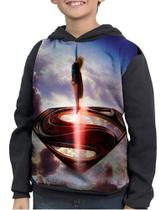 Casaco Moletom Infantil Super Girl Supergirl Logo