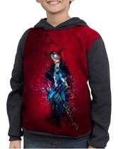 Casaco Moletom Infantil Super-herói Capitão América