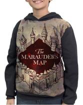 Casaco Moletom Infantil The Marauders Map Harry Potter - smoke
