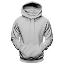 Casaco Moletom liso Masculino e Feminino blusa de frio Canguru