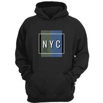 Casaco moletom nyc new york city freestyle skateboard swag