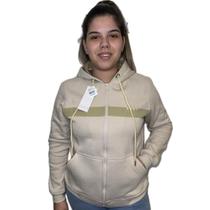Casaco Moletom Ziper Feminino Saka Praia Casaco Moletom Ziper Feminino Saka Praia