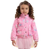 Casaco Mon Sucré New Sweet Rosa Inverno