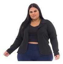 Casaco Neoprene Plus Size Preto G1/G2/G3 - Abafarto