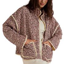 Casaco Omoone Cropped acolchoado acolchoado e cardigã para mulheres