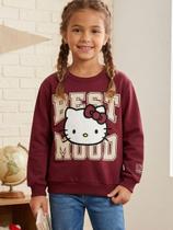 Casaco Oversize Hello Kitty Best Mood Momi Casaco Oversize Hello Kitty Best Mood Momi