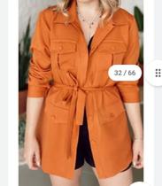 Casaco Parka de tecido