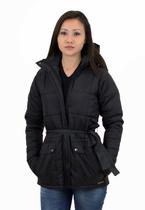 Casaco Parka feminino Impermeável Com Capuz Frio Intenso, Neve