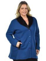 Casaco Pele Plus Size Fenomenal