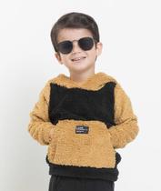 Casaco Pelo Carneirinho Luxo Menino Inverno Lessa Kids B8887 Casaco Pelo Carneirinho Luxo Menino Inverno Lessa Kids B8887
