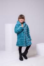 Casaco Peluciado Verde Jade com Capuz para Meninas Casaco Peluciado Verde Jade com Capuz para Meninas