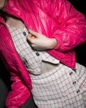Casaco pink com detalhes de brilho