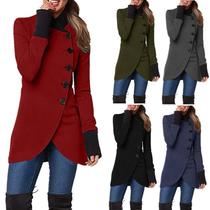 Casaco Plus Size Feminino para Outono/Inverno - Vermelho