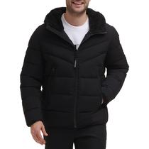 Casaco Puffer Calvin Klein Masculino - Jaqueta Elástica Ebony Tamanho S