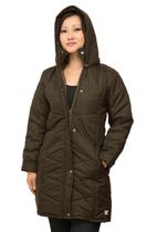 Casaco Sobretudo Com Capuz Removível - Tam P A Gg - Inverno