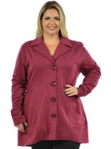 Casaco sucesso plus size fenomenal