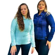 Casaco Suede com zíper Casaco Suede com zíper