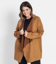 Casaco Suede Feminino Secret Glam Marrom