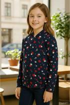 Casaco/Sueter/Blusão/Jaqueta Infantil Tamanho 04 / 06 Menina Alenice/Elian Inverno
