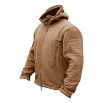 Casaco tático para homens Hot Coat com capuz de poliéster - J-One