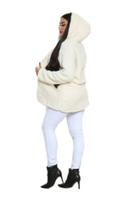 Casaco Ted branco blusa de frio