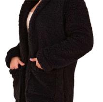 Casaco ted sobretudo preto