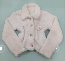 Casaco teddy branco tam g Casaco teddy branco tam g