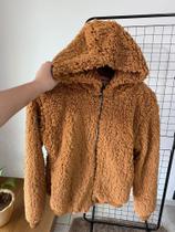 Casaco Teddy Com Zíper Casaco Teddy Com Zíper