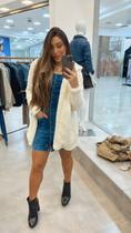 Casaco Teddy - Happiness Jeans Casaco Teddy - Happiness Jeans