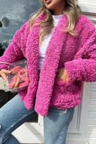 Casaco Teddy Magenta