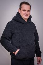 Casaco Tedy preto masculino Casaco Tedy preto masculino