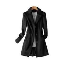 Casaco Trench Casual Feminino De Primavera E Outono, Moda Coreana Para Mulheres Casaco Trench Casual Feminino De Primavera E Outono, Moda Coreana Para Mulheres
